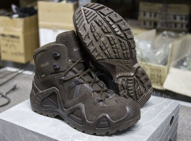 Обувь: купить Обувь NATO оригинал Ботинки LOWA Zephyr GTX Mid TF D.Brown вМилитари Камуфляж одежда military куртка М65 n-3b ma-1 alpha бомбер брюкикарго с карманами аляска купить форма НАТО военторг